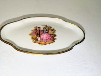 Vintage Limoges Porcelain Trinket Tray