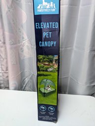 Elevated Pet Canopy Dog Bed