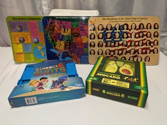 5 Item Game & Puzzle Lot