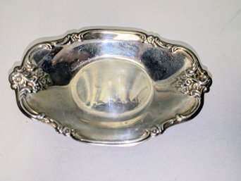 Vintage International Silver Co., Silver Plate Ornate Trinket/Nut/Candy Dish