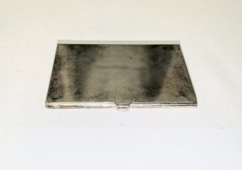 Silver Plate Business Card Holder