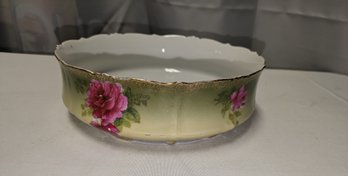 Antique Bavaria Porcelain Hand Painted Bowl