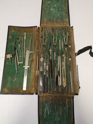 Vintage Set Of Pracision Drafting Tools