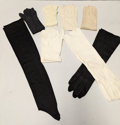 8 Pair Of  Various Vintage Gloves -  Size Small