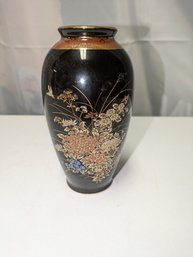 Japanese Tenmoku-Kiki Shibata Decorative Vase