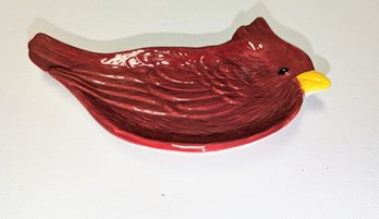 Cracker Barrel Ceramic Cardinal Spoon Rest