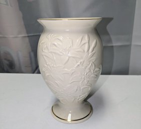 Lenox 'Masterpiece' Vase With Raised Floral Design