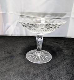 Marked Waterford Blown Crystal Glandore Compote Dish