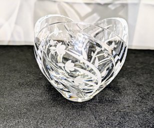 Lenox Longwood Crystal Etched Bowl