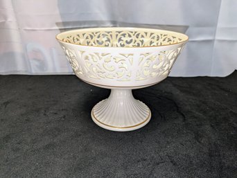 Lenox Tracery Pedestal Bowl