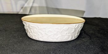 Lenox '2002' Small Oval Candy Bowl - 1 Of 2