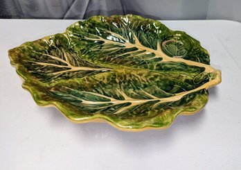 Vintage Hand Painted Italica ARS Pottery Serving Dish