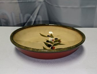 Clay Art 'Antique Olive' Pattern Serving Bowl