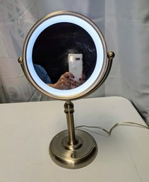 Lighted 2 Sided Makeup Mirror