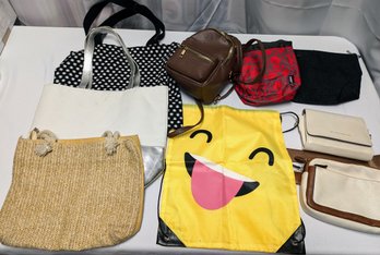 Lot Of 9 Various Handbags & Totes