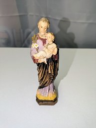 Vintage Pasquini, Italy, Hand Painted St. Joseph Statue