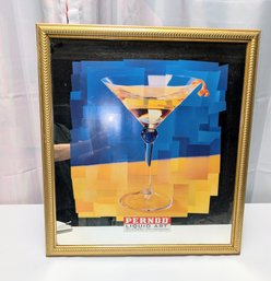 Vintage Pernod Liquor Art Wall Mirror