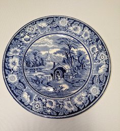 Vintage W.R. Midwinter Ltd, Rural England Plate