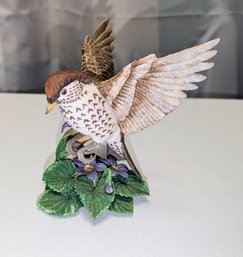 Vintage Lenox Wood Thrush Bird Figurine