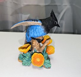 Vintage Lenox Steller's Jay Bird Figurine