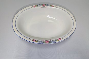 Vintage Canonsburg China Oval Serving Bowl