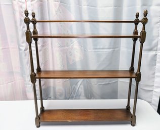 Vintage 3 Tier Wall Display Shelf