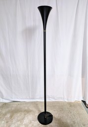 Black Metal MCM Floor Lamp