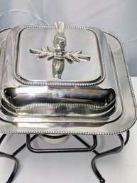 Star Home Designs Stainless Steel Professional 4 Quart Chafing Dish With Water Pan & Lid