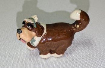 Vintage 1950s Hagen Renaker Miniature Porcelain 'Nana' Dog Figurine