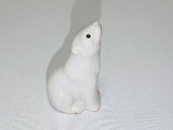 Vintage Miniature Polar Bear Figurine