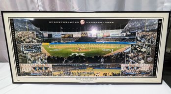 Vintage 1999 NY Yankees, Rob Arra Collection - 'Team Of The Century' Framed Poster (No Glass In Frame)