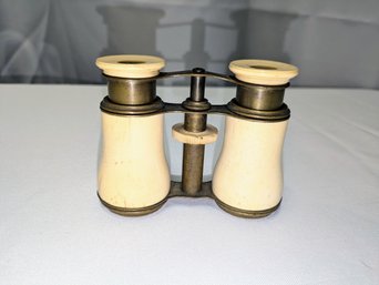 Antique French, Brass & Bone Glasses