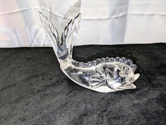 Vintage Crystal Hand Blown Koi Fish