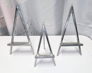 Set Of 3 Metal Easels