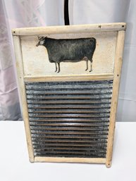 Vintage Double Sided Metal Wash Board