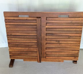 Hardwood Free Standing Pet Gate