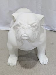 White Plaster Bulldog