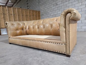 Leather Chesterfield Sofa 1 Of 2