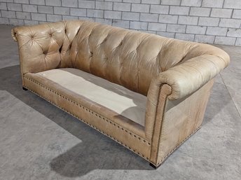 Leather Chesterfield Sofa 2 Of 2