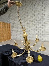 Brass Chandelier 26.5'' X 26.5''