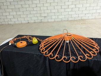 Wrought Iron Mid-century Chandelier Ceiling Light