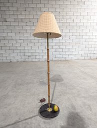 Vintage Faux Bamboo Floor Lamp