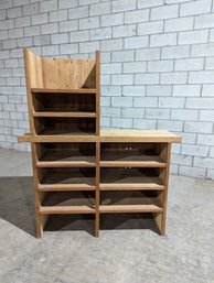 Handmade Pine Shelving Unit