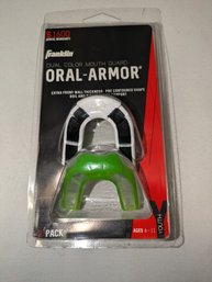 Set Of 2 Franklin Youth Oral Armor Mouth Guards - New In The Package