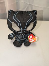 Ty Marvel Black Panther Beanie Baby Original Plush Soft Toy 6'