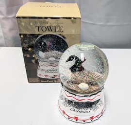 Towle 12 Days Of Christmas Silver Plated Snow Globe