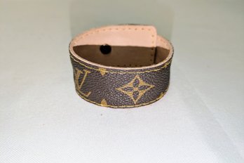 Artisan Repurposed Louis Vuitton Monogram Cuff Bracelet