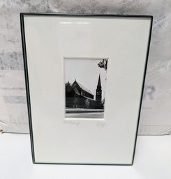 Antique Pencil Signed & Framed B & W Photograph Of 'St. Mary's'