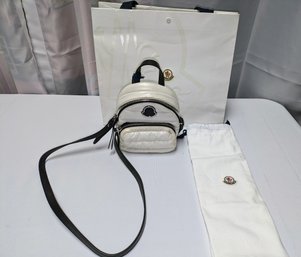 Moncler Kilia White Crossbody  - New With Packaging And Tags