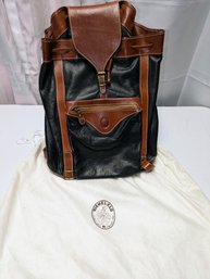 Vintage Michel Clo Italian Leather Backpack